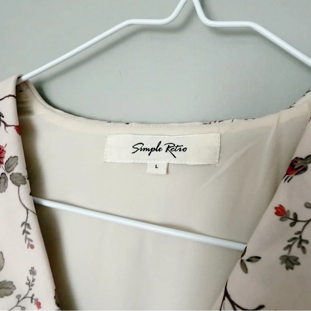 Simple Retro Maxi Dress Cottagecore Feminine
Modest Traditional Large - Picture 4 of 7